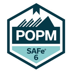 SAFe® 6 Product Owner/Product Manager certification badge